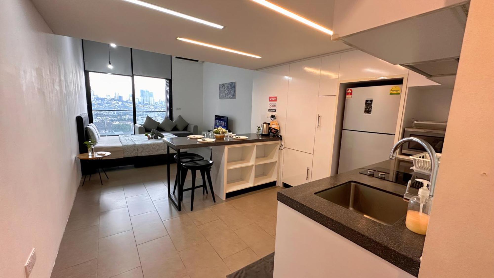 쿠알라룸푸르 Kl Sentral Loft, Est Bangsar #6, Lrt 아파트 외부 사진